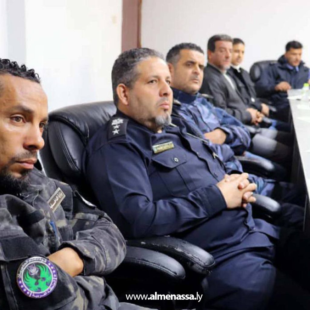 extra2 98 مدير أمن صبراتة يؤكد أهمية مكافحة الجريمة وضبط الشارع العام