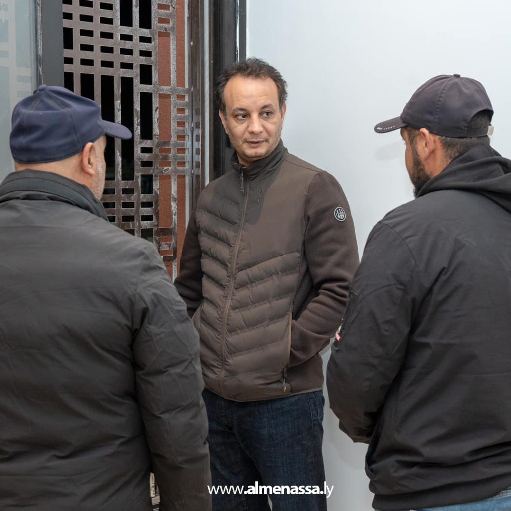 extra5 5 المهندس بالقاسم حفتر يتفقد مبنى كلية التربية بمدينة بنغازي