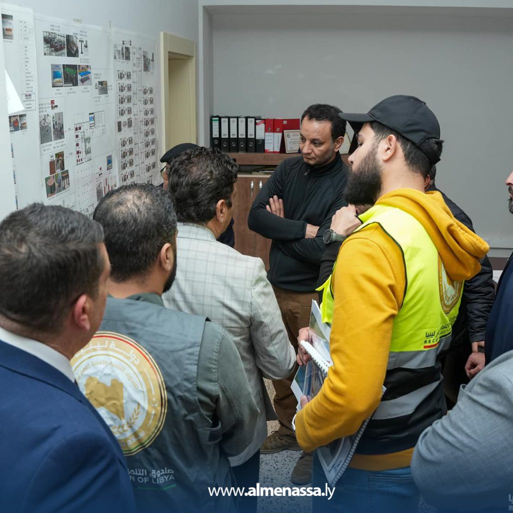 fgn 8 المهندس بالقاسم حفتر يتابع أعمال الصيانة والتطوير في هيئة السلامة الوطنية ببنغازي