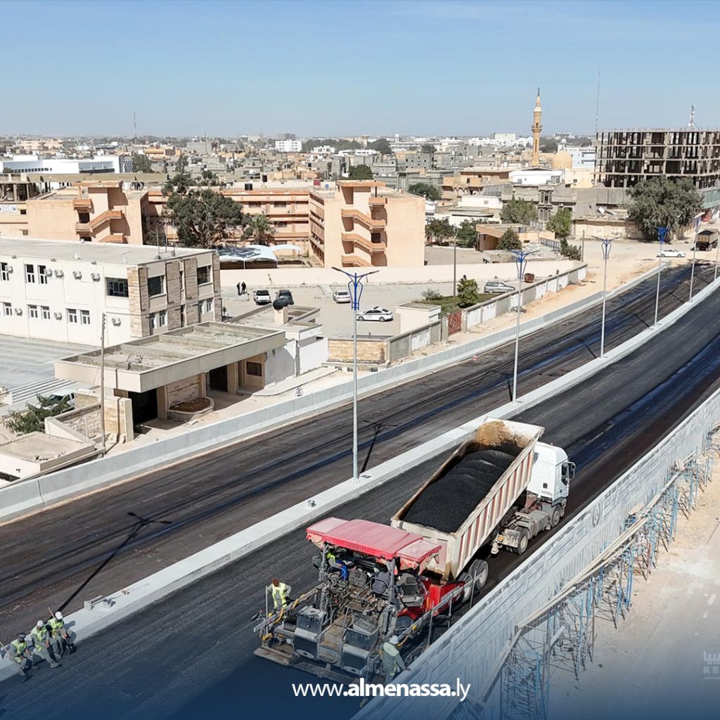 gmj مشروع كباري إجدابيا يدخل مراحله النهائية ضمن خطة إعادة الإعمار
