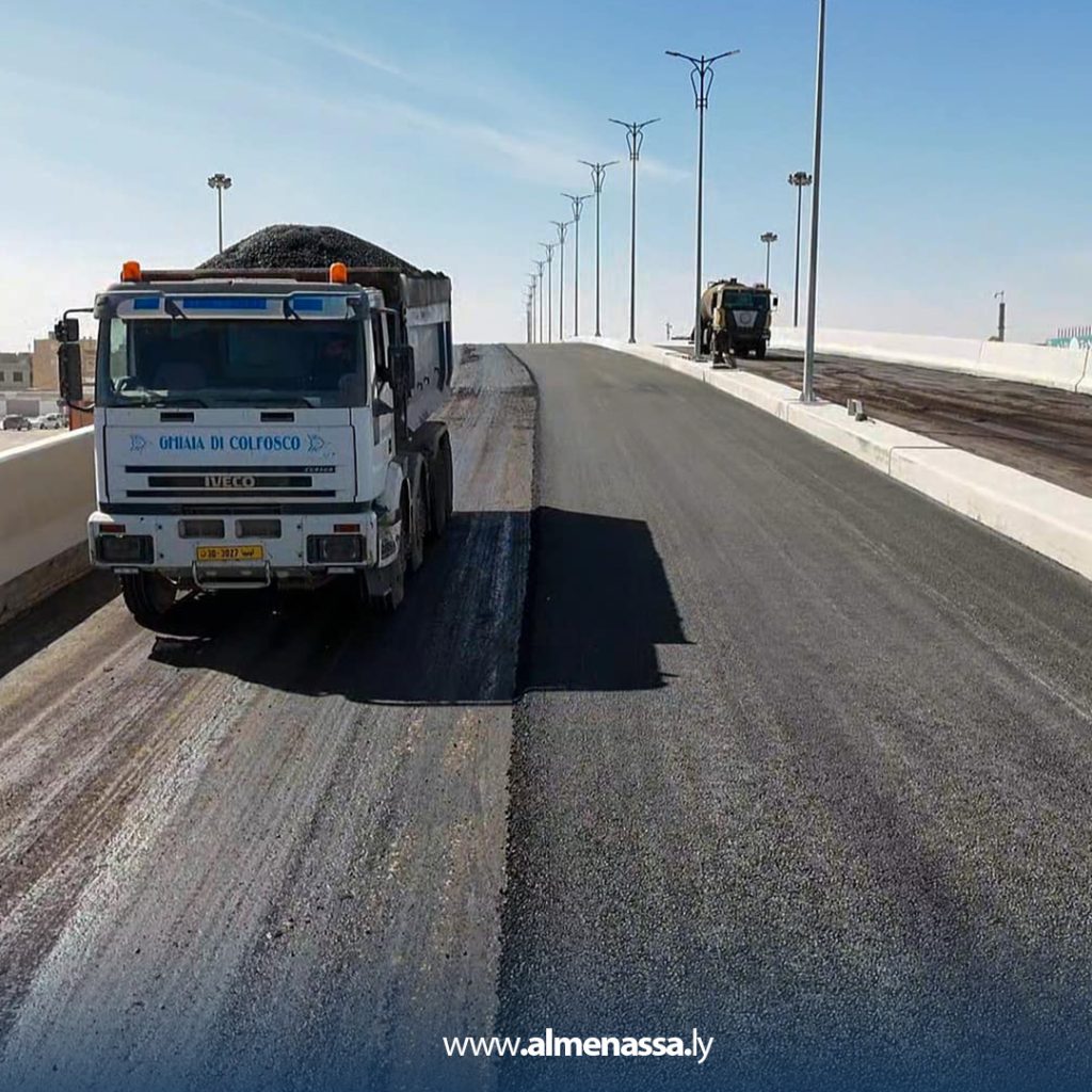 hj 1 مشروع كباري إجدابيا يدخل مراحله النهائية ضمن خطة إعادة الإعمار