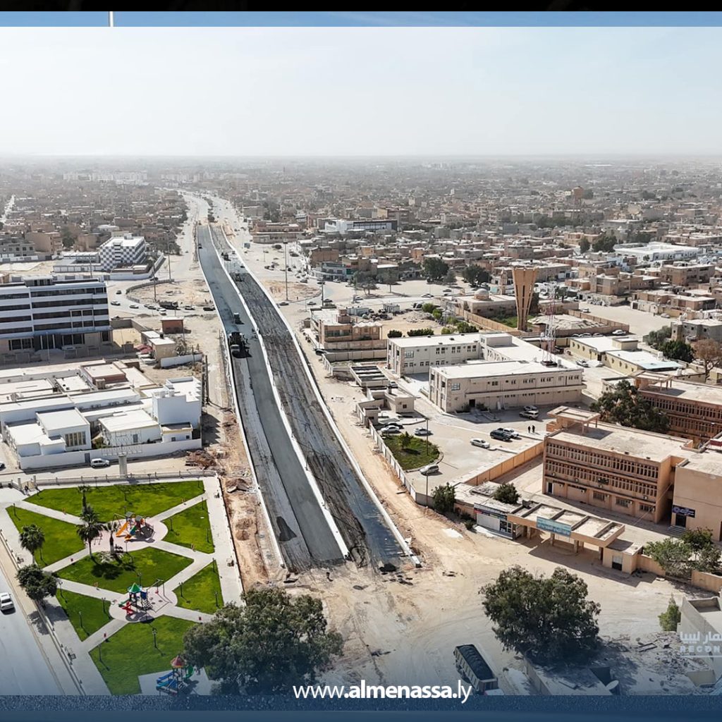 hmg مشروع كباري إجدابيا يدخل مراحله النهائية ضمن خطة إعادة الإعمار