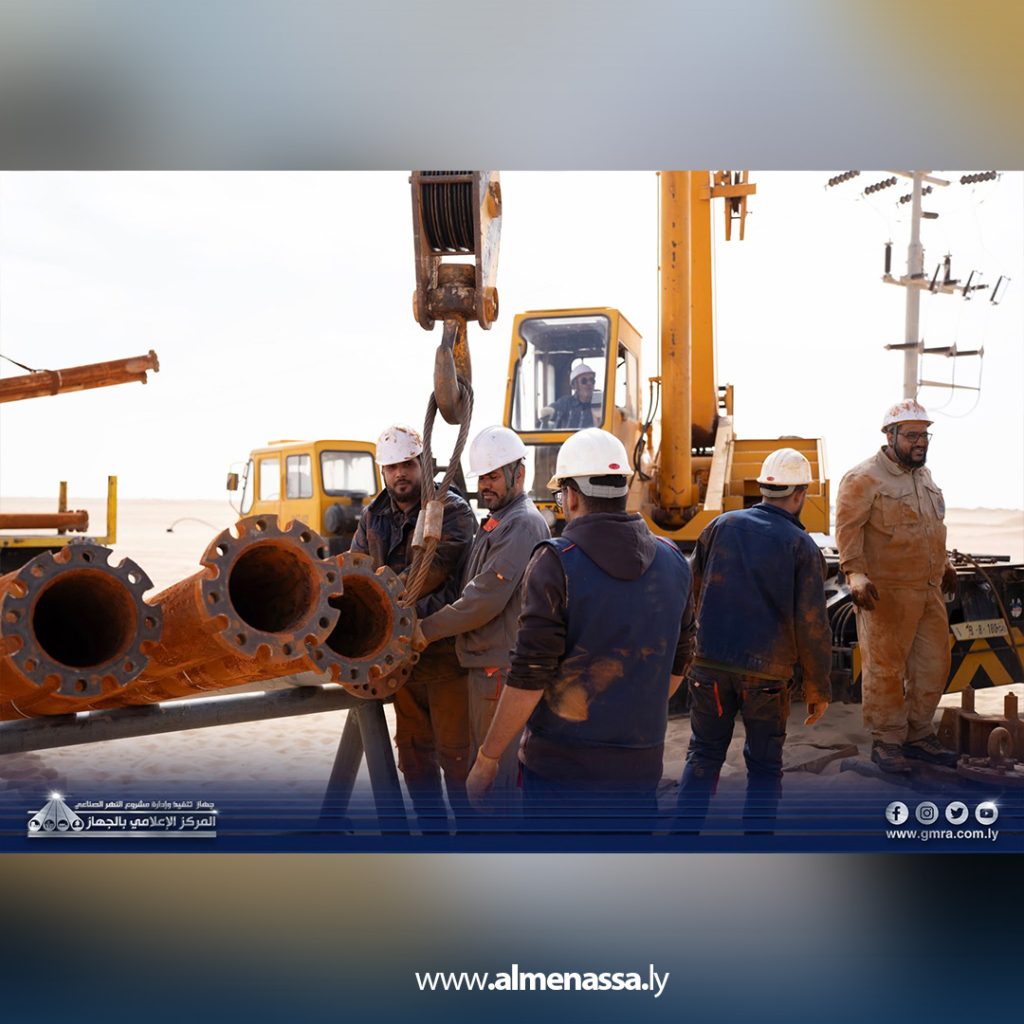 dgn بومطاري يتابع أعمال استخراج مضخة البئر 401 بتازربو لرفع الإنتاجية