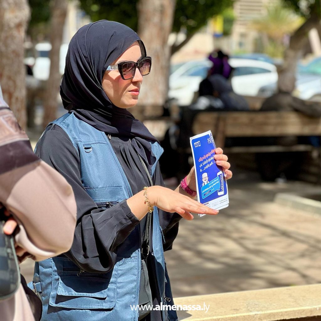 extra1 122 وحدة دعم المرأة بالمفوضية وبرلمان الشباب ينظمان حملة توعية بالانتخابات