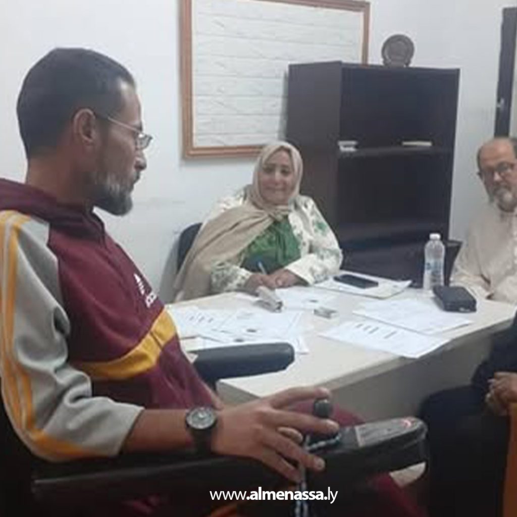 extra1 129 وزارة الشؤون الاجتماعية تجري بحوثًا اجتماعية لنزلاء مركز تأهيل المعاقين بنغازي