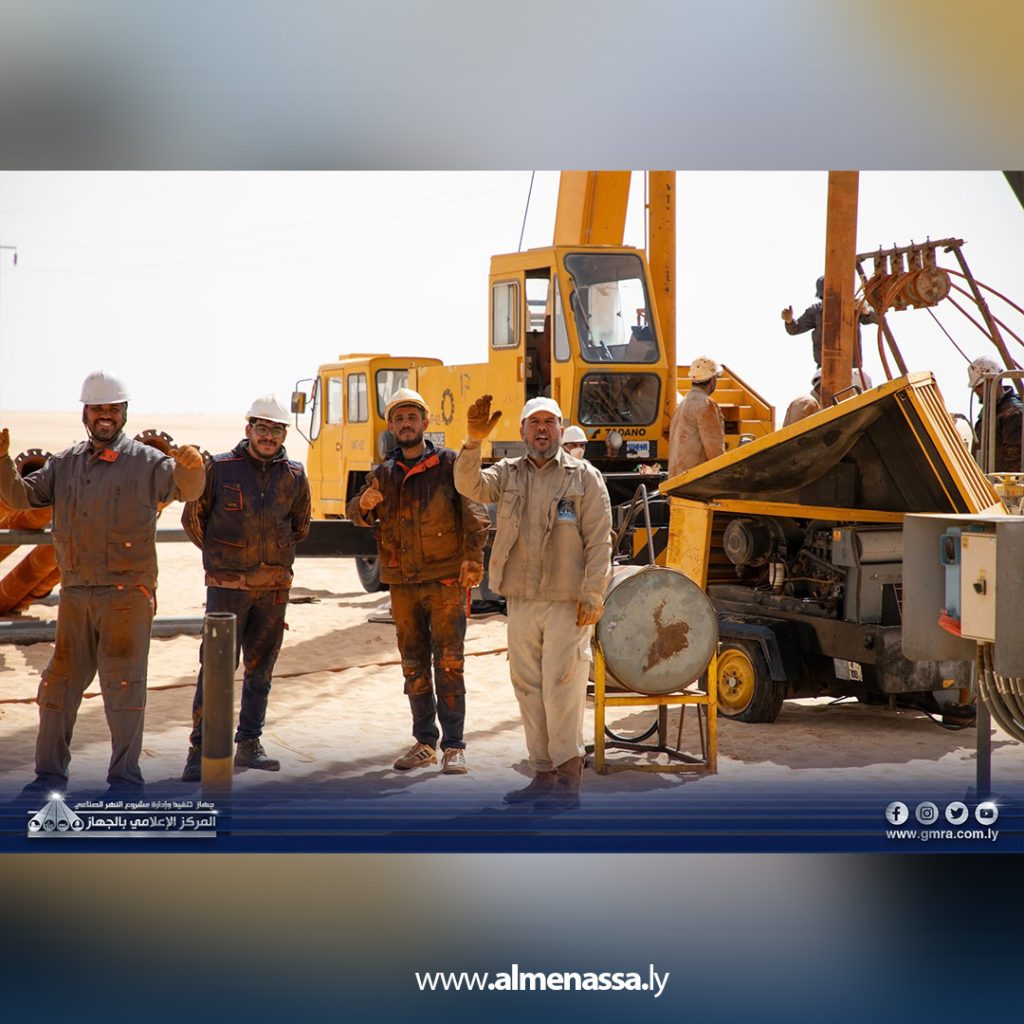 sdtng بومطاري يتابع أعمال استخراج مضخة البئر 401 بتازربو لرفع الإنتاجية