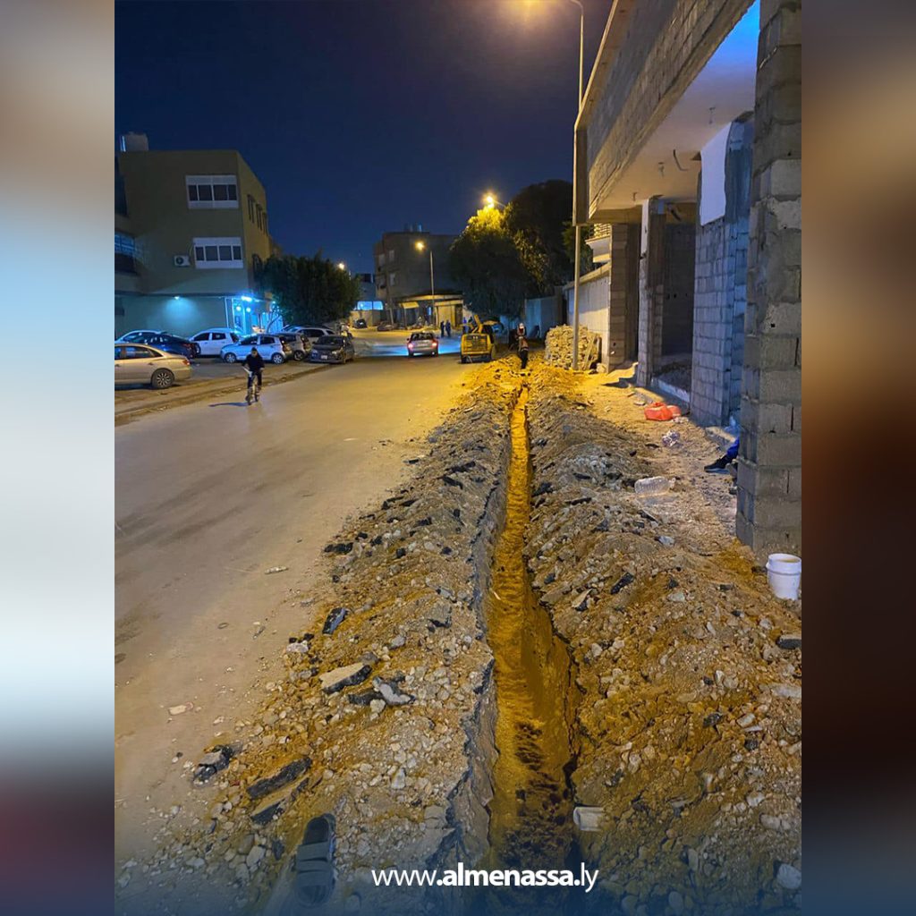 sfns وزارة الكهرباء تشرع في تنفيذ مشروع عاجل لإعادة التيار الكهربائي لحي القوارب ببنغازي