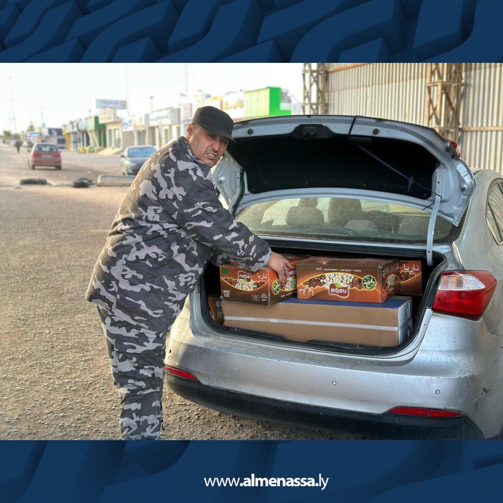 اتلةو 1 دوريات أمنية مكثفة لتأمين منفذ رأس جدير ومكافحة التهريب