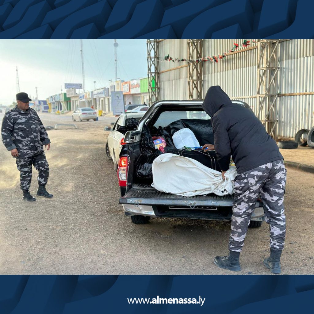 اتو 1 دوريات أمنية مكثفة لتأمين منفذ رأس جدير ومكافحة التهريب