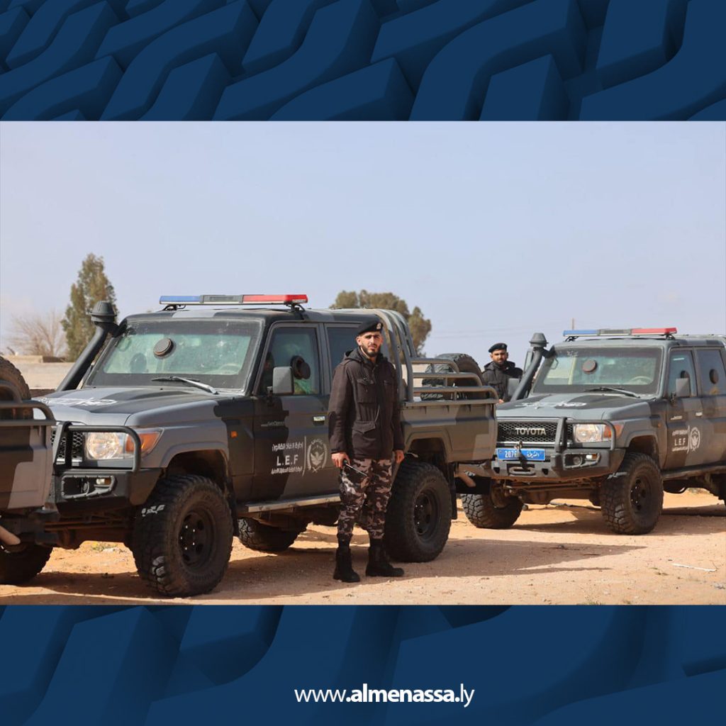 بلى 2 إدارة إنفاذ القانون توقف الاعتداء على أرض مواطن في تاجوراء