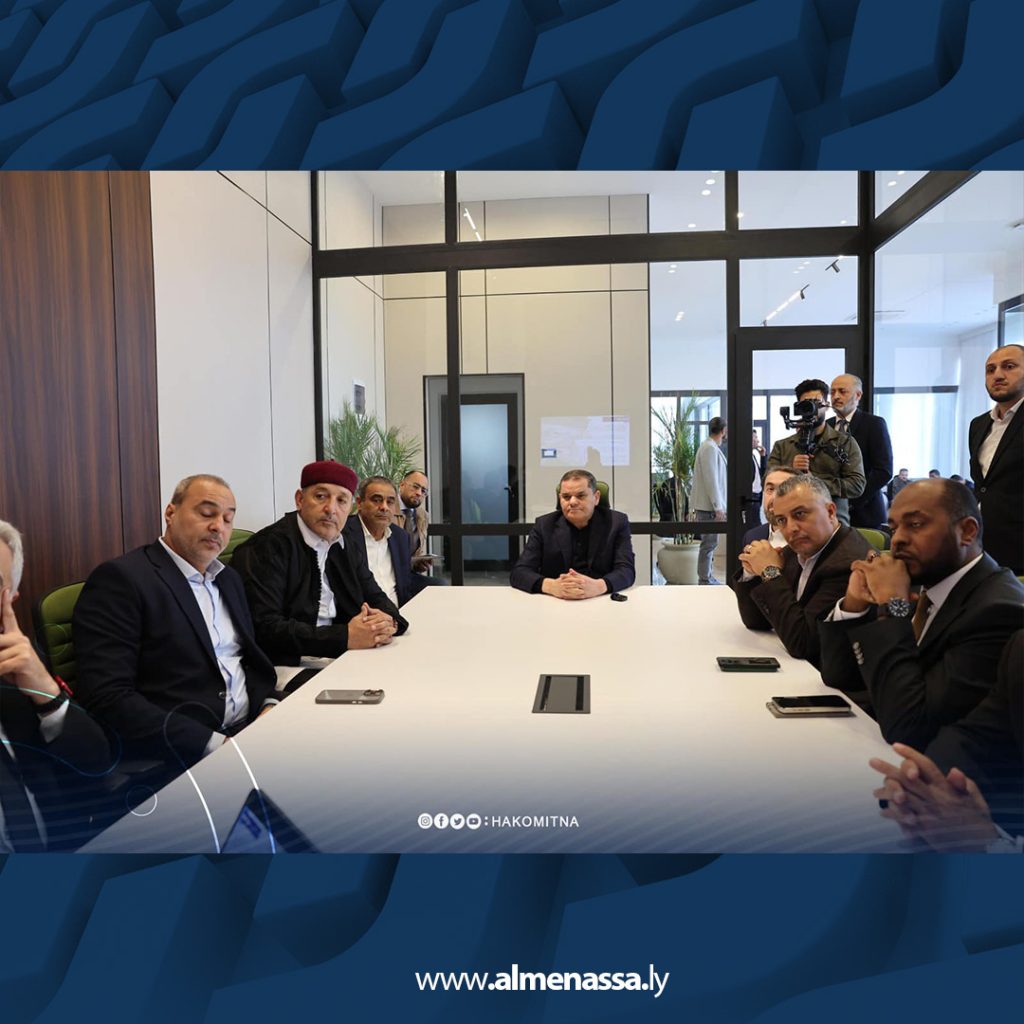 بلىباى الدبيبة يطلق مشروع استكمال مول زمرد الاستثماري بطرابلس
