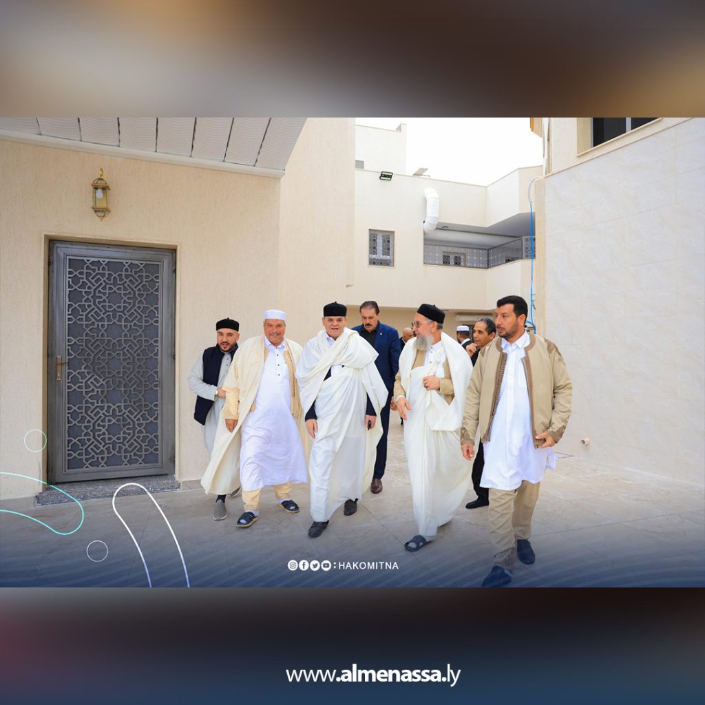 سيبلى رئيس حكومة الوحدة يفتتح مسجد القلم ومدرسته القرآنية في مصراتة