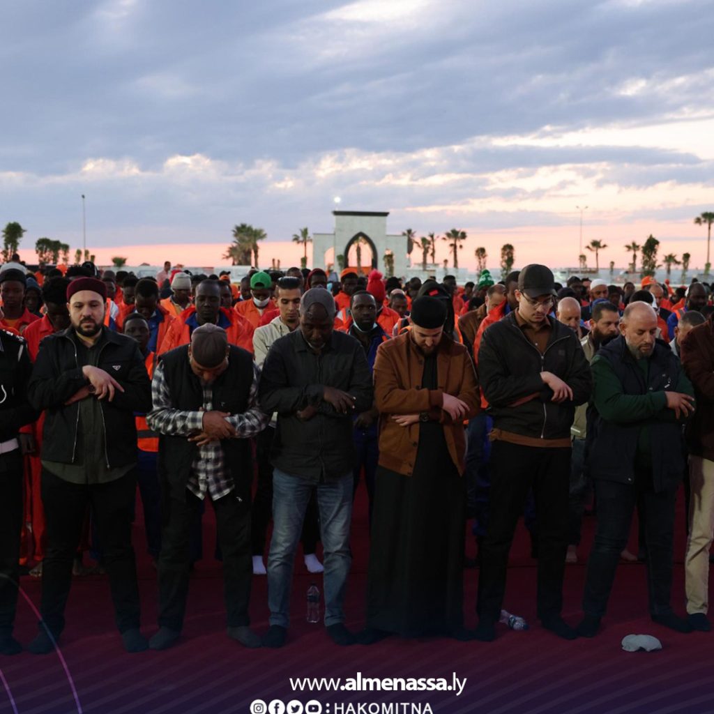 فاة 1 الدبيبة يشارك في مأدبة إفطار رمضانية مع عمال شركة الخدمات العامة بطرابلس