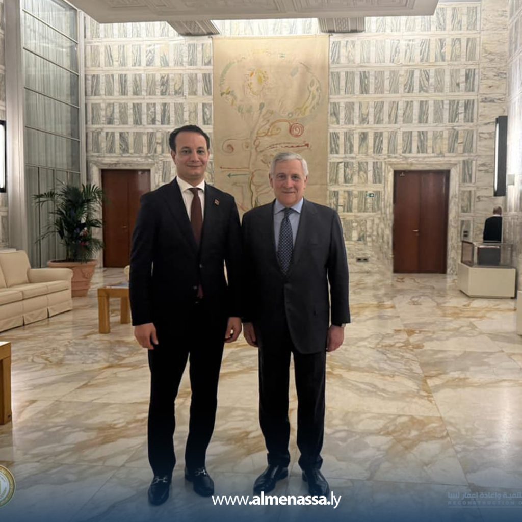 لباى 1 ليبيا وإيطاليا تبحثان تعزيز التعاون في التنمية والإعمار وإعادة تشغيل الرحلات الجوية