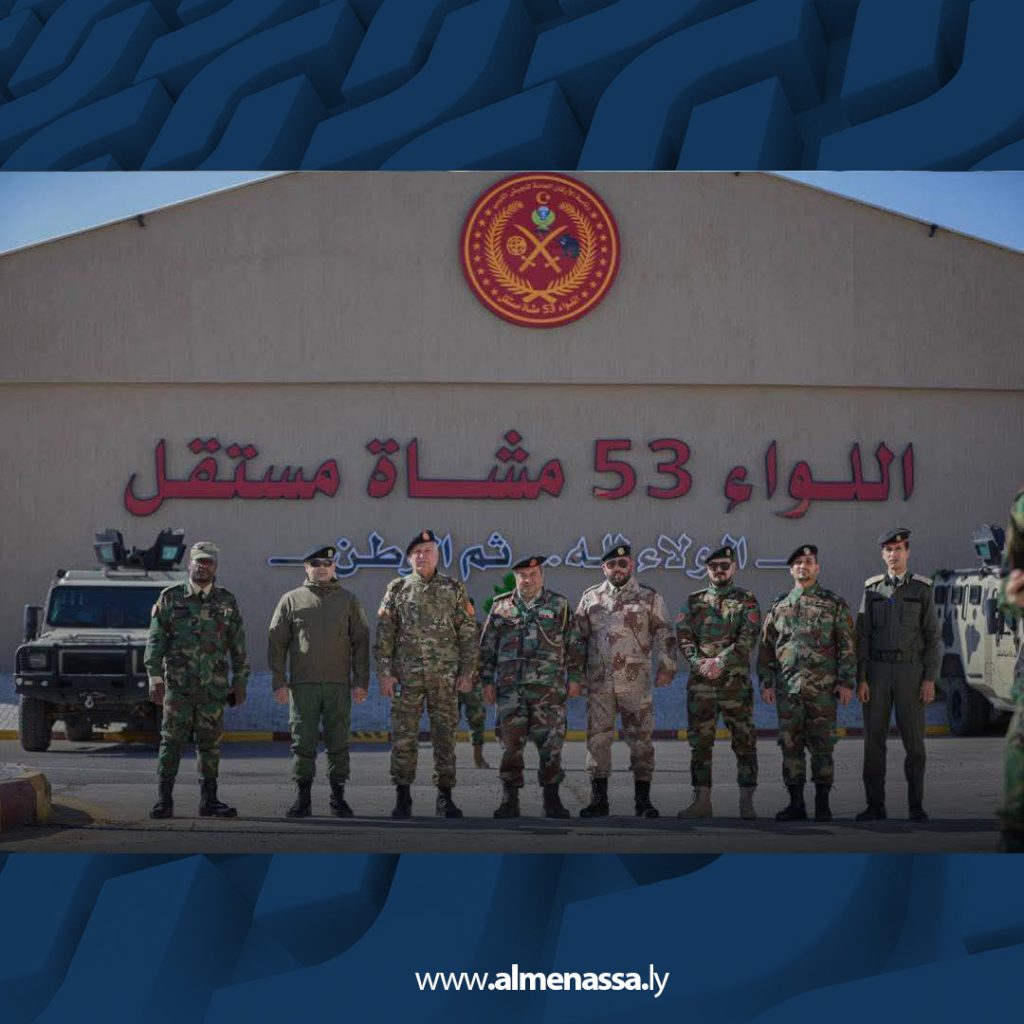 يباىيب المنطقة الوسطى تحرك دوريات عسكرية من مصراتة مرورًا بالشويرف إلى اللود