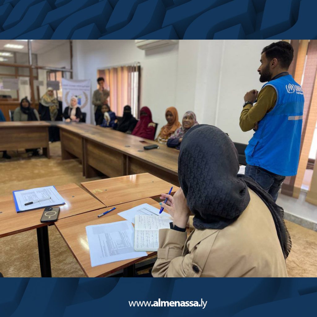 يلاة جلسة حوارية مع اللاجئين السودانيين بالهيئة الليبية للإغاثة