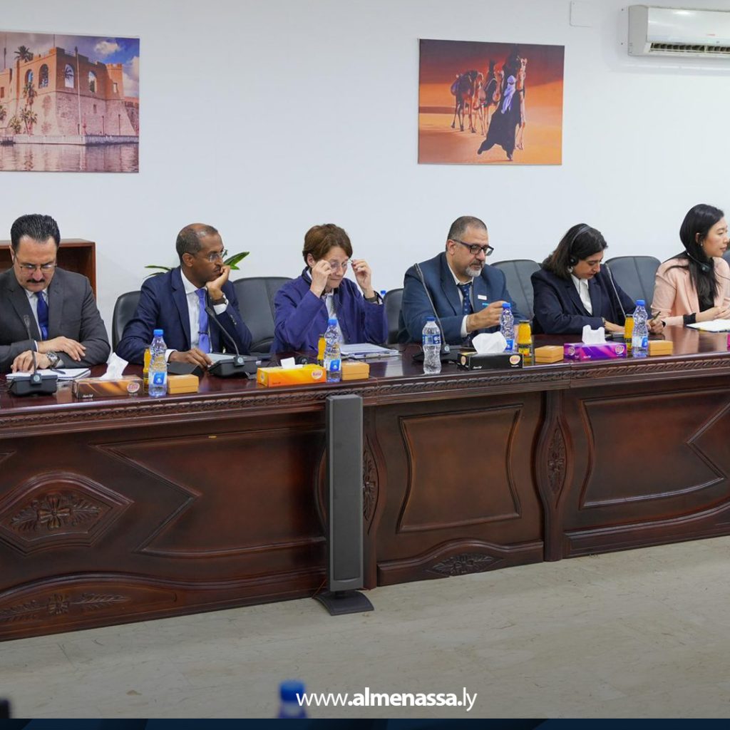 02 49 اجتماع تقابلي بين وزارة الخارجية الليبية ووفد أممي لتعزيز التعاون المشترك