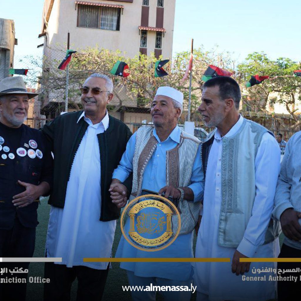 02 59 تكريم رموز الفن الليبي في احتفالية بمدينة باب العزيزية والمنصورة