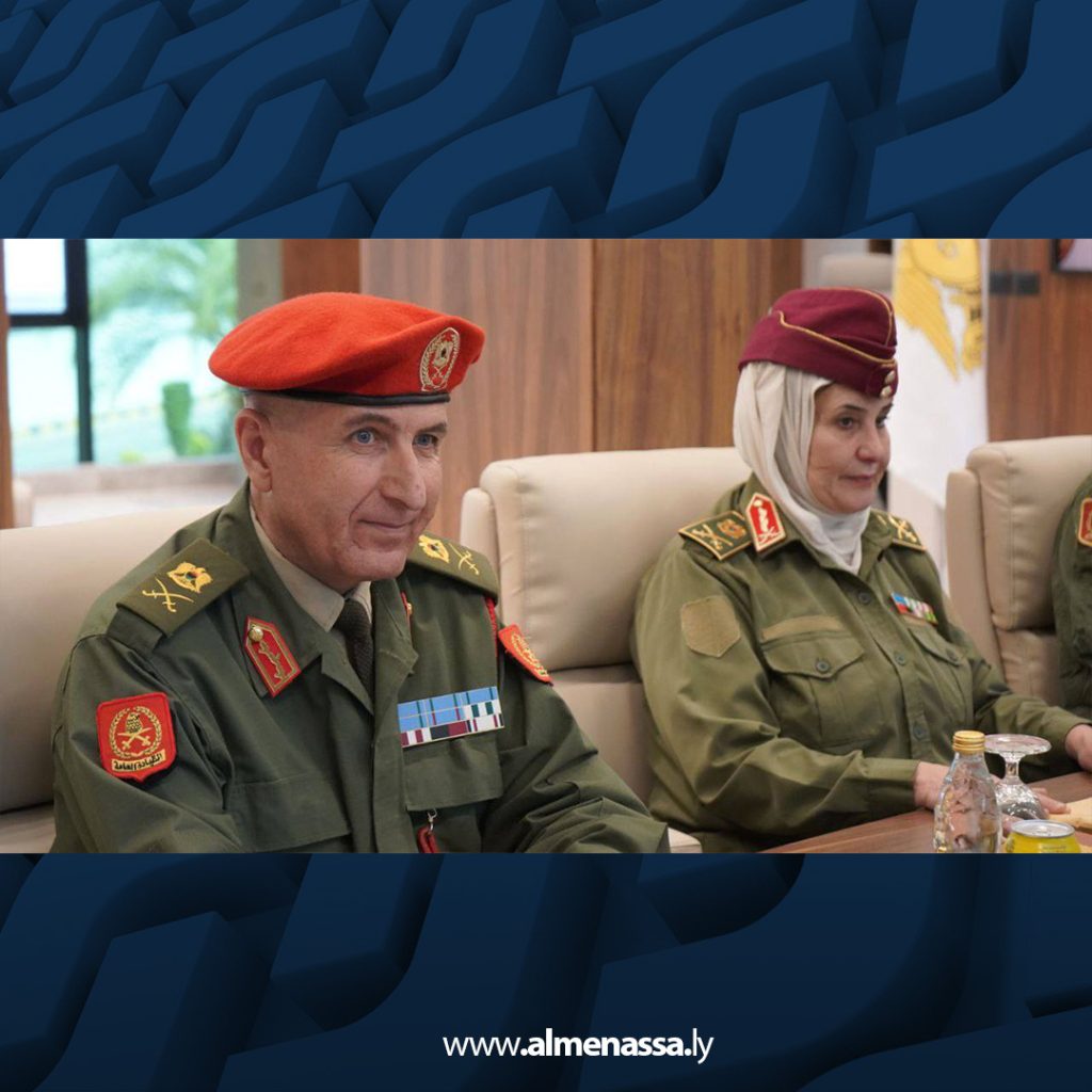 القوات المسلحة تعقد اجتماعاً لمراجعة الأداء وتطوير الخطط التدريبية في بنغازي 7 05 21 القوات المسلحة تعقد اجتماعاً لمراجعة الأداء وتطوير الخطط التدريبية في بنغازي