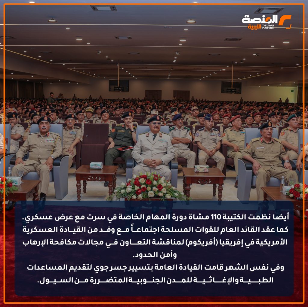 09 copy 4 أبرز الأنشطة العسكرية في ليبيا لعام 2024