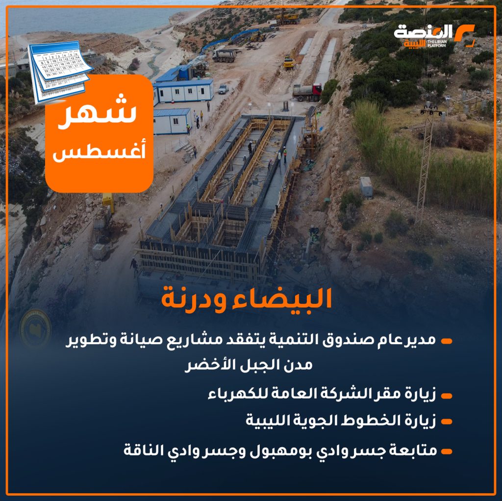 19 copy أهم إنجازات ملف الإعمار في المدن والمناطق الليبية