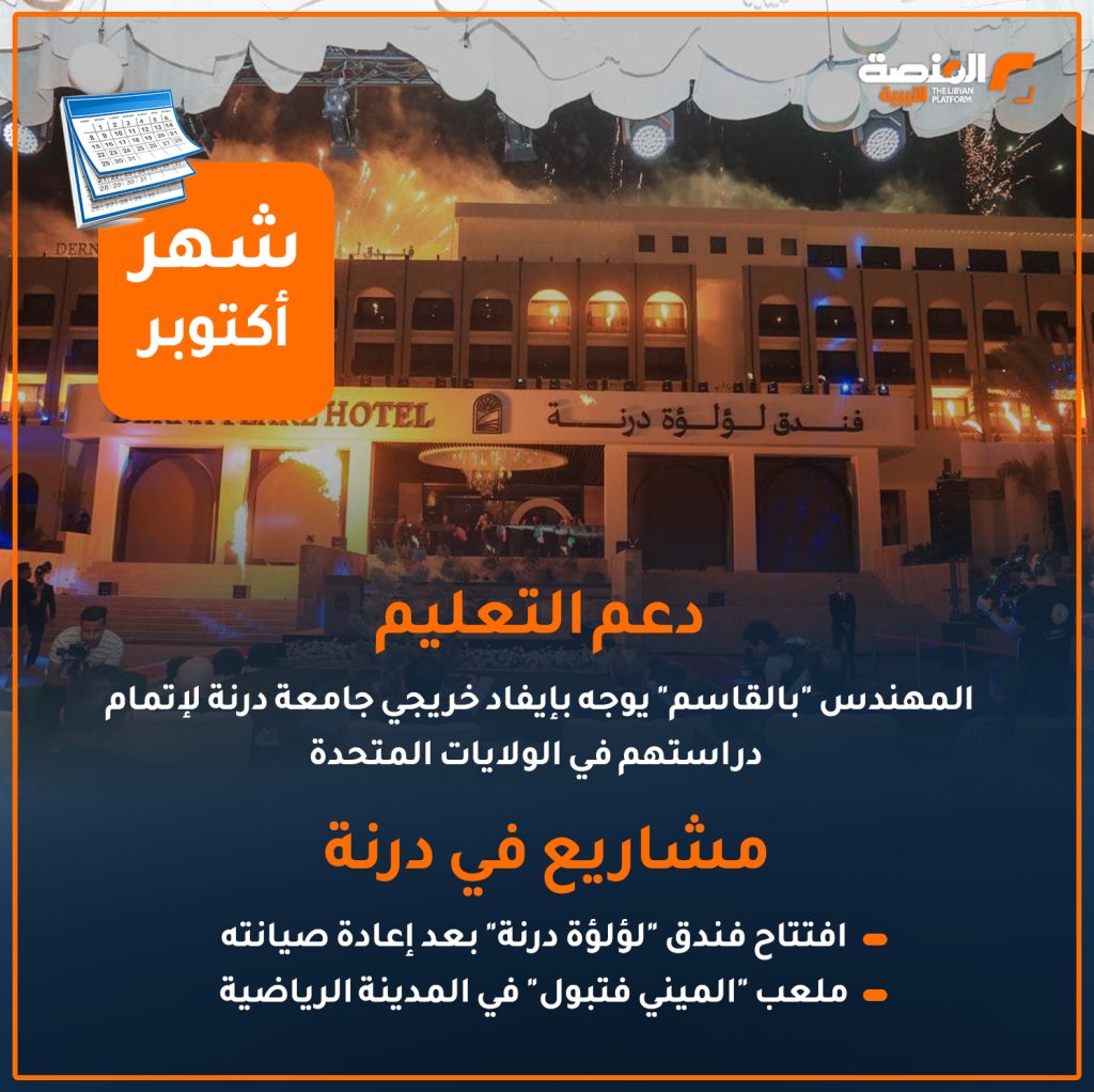 22 copy أهم إنجازات ملف الإعمار في المدن والمناطق الليبية