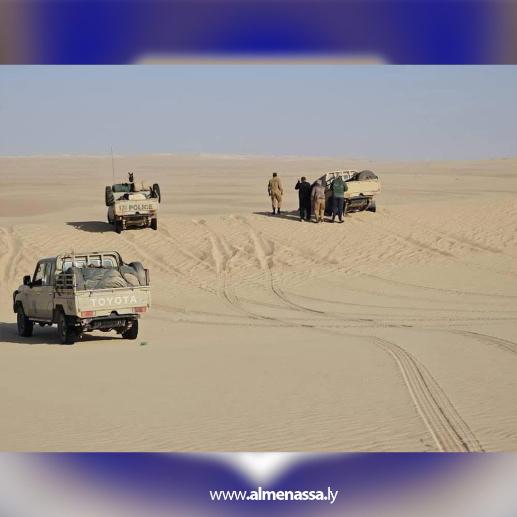 dfghmn مصرع مهربين وإحباط محاولة تهريب مواد طبية على الحدود الليبية المصرية