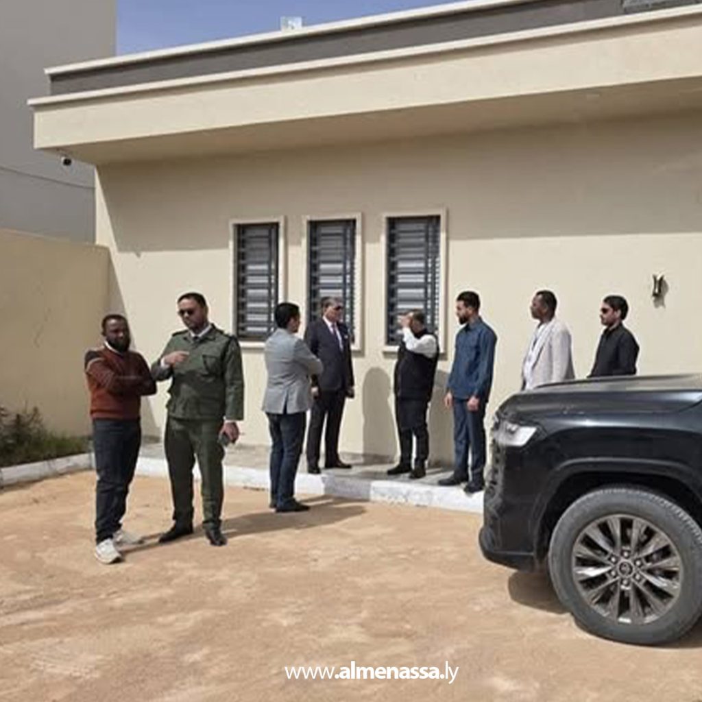 extra 167 وزير العمل يتابع افتتاح مقر الوزارة في سرت