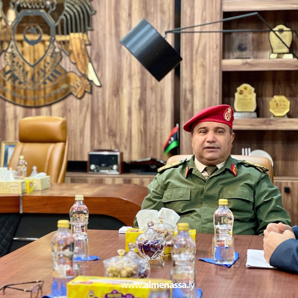 extra 177 الفريق أول خيري التميمي يستقبل وفد الاتحاد الليبي للثقافة الرياضية