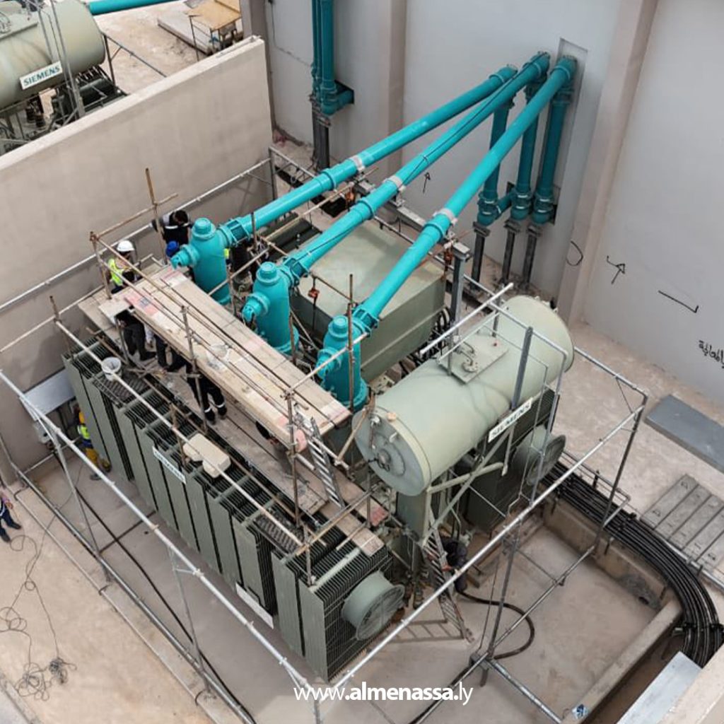 extra 186 شركة الكهرباء: الكشف الدوري على محولات القدرة بمحطة حي السلام ببنغازي