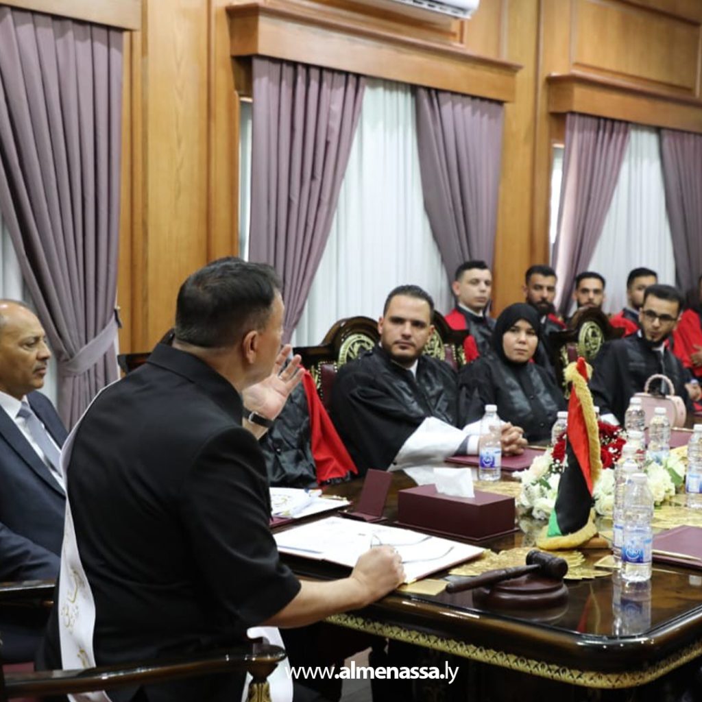 extra 254 أعضاء الهيئات القضائية الجدد يؤدون اليمين أمام رئيس المجلس الأعلى للقضاء