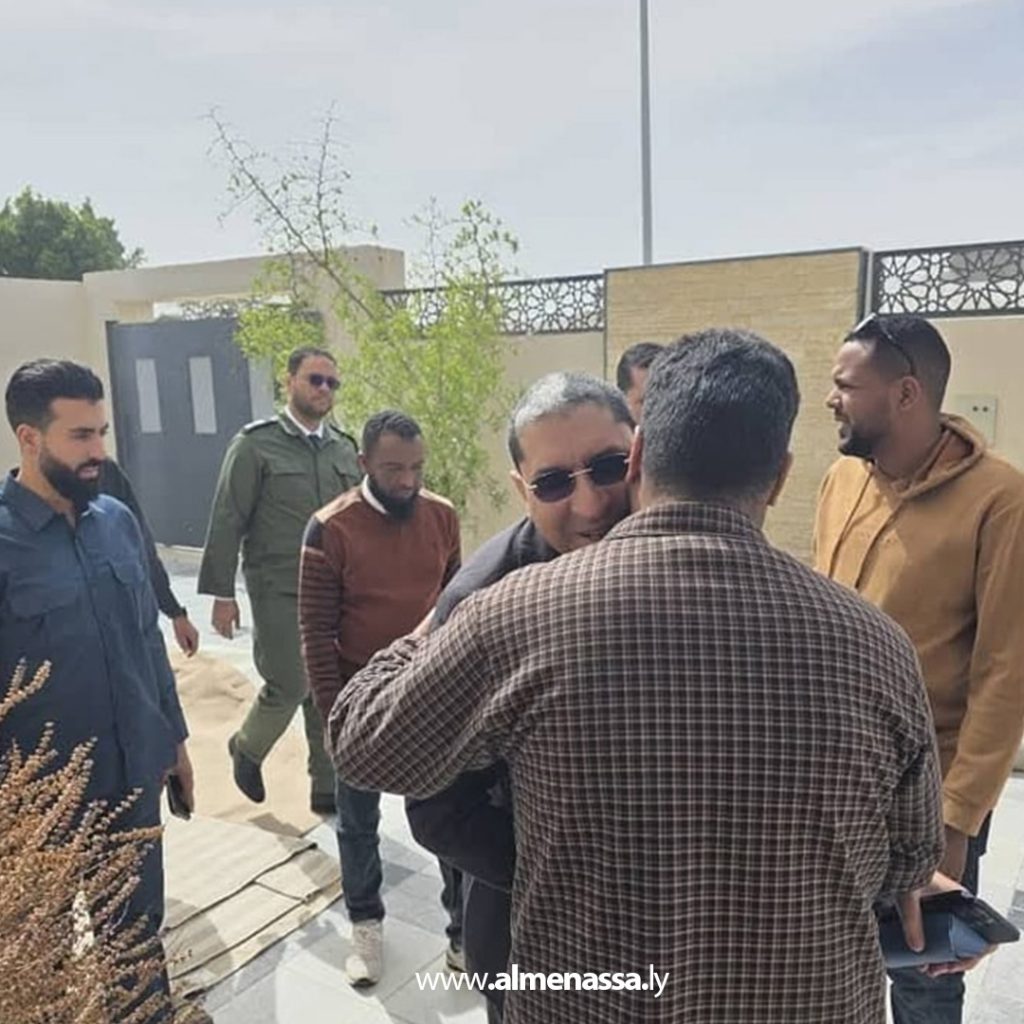 extra1 120 وزير العمل يتابع افتتاح مقر الوزارة في سرت