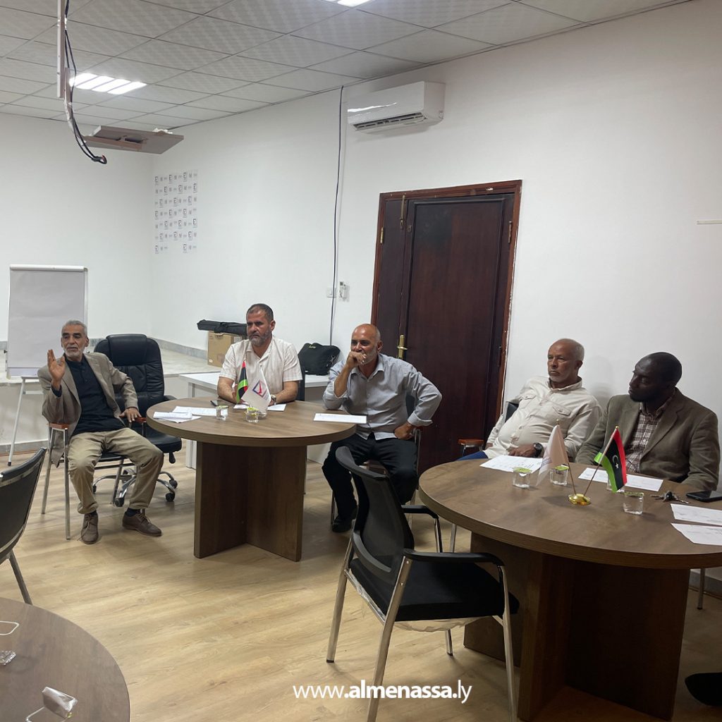 extra1 184 اجتماع تنسيقي مع مديري المراكز الانتخابية ببلدية العجيلات استعداداً للمراحل المقبلة
