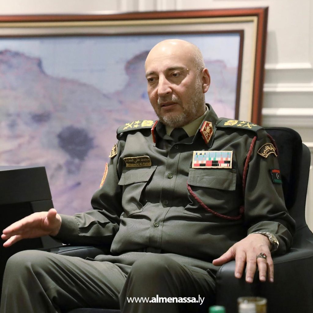 extra1 22 الحداد يستقبل سفير دولة قطر لدى ليبيا