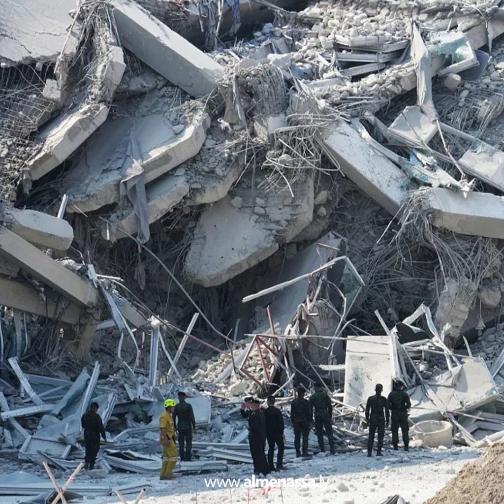 extra1 4 ارتفاع حصيلة ضحايا زلزال ميانمار إلى أكثر من 3300 قتيل وآلاف المصابين والمفقودين