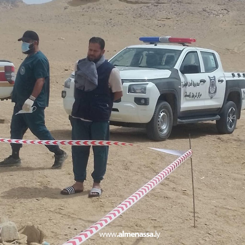 extra111 35 العثور على جثة مدفونة في زلة ضمن تحقيقات الهجرة غير الشرعية
