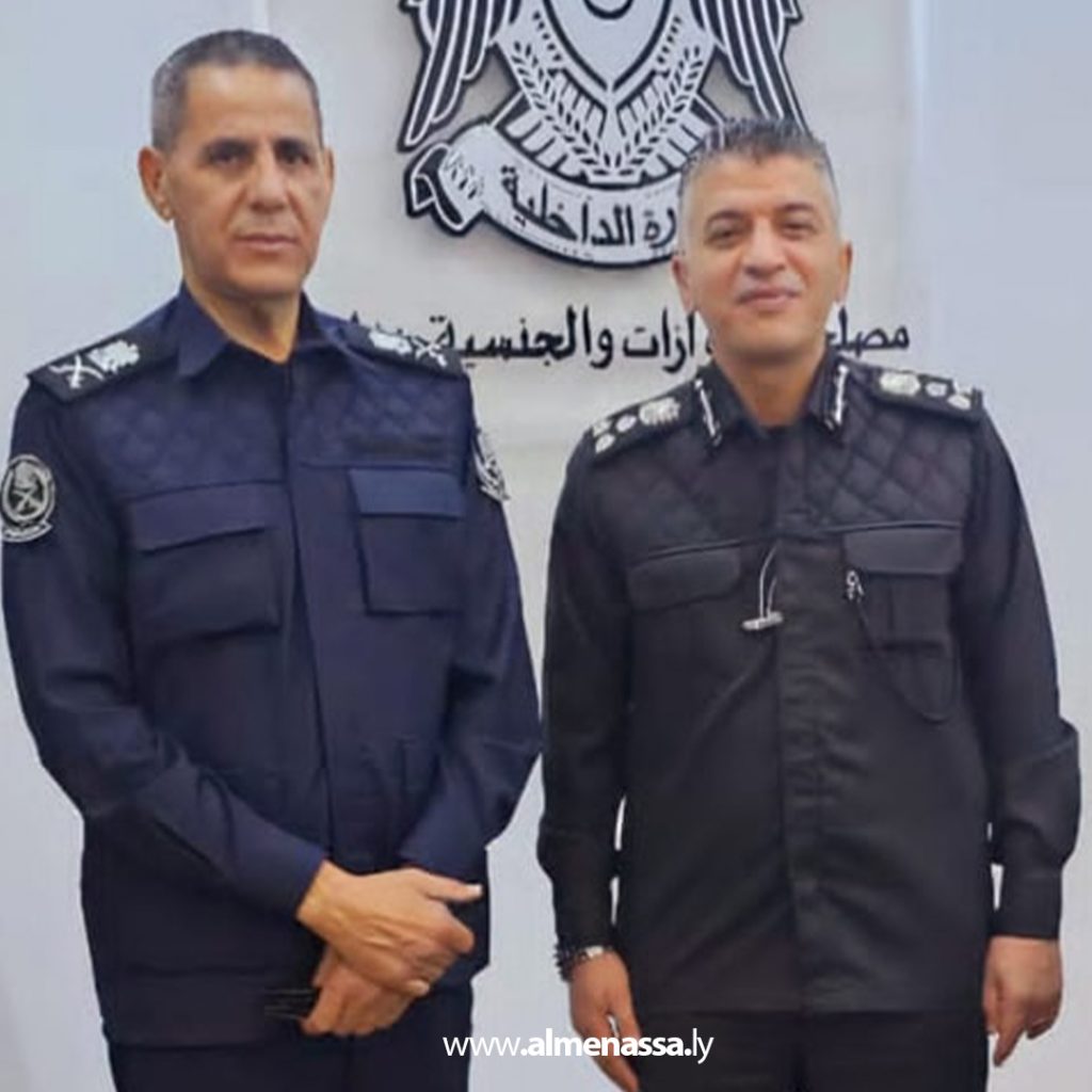 extra111 67 مصلحتي الأحوال المدنية والجوازات في بنغازي تبحثان التعاون المشترك بين الفرعين