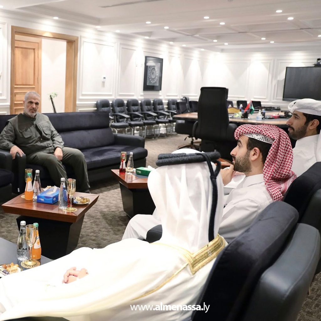 extra6 1 الحداد يستقبل سفير دولة قطر لدى ليبيا
