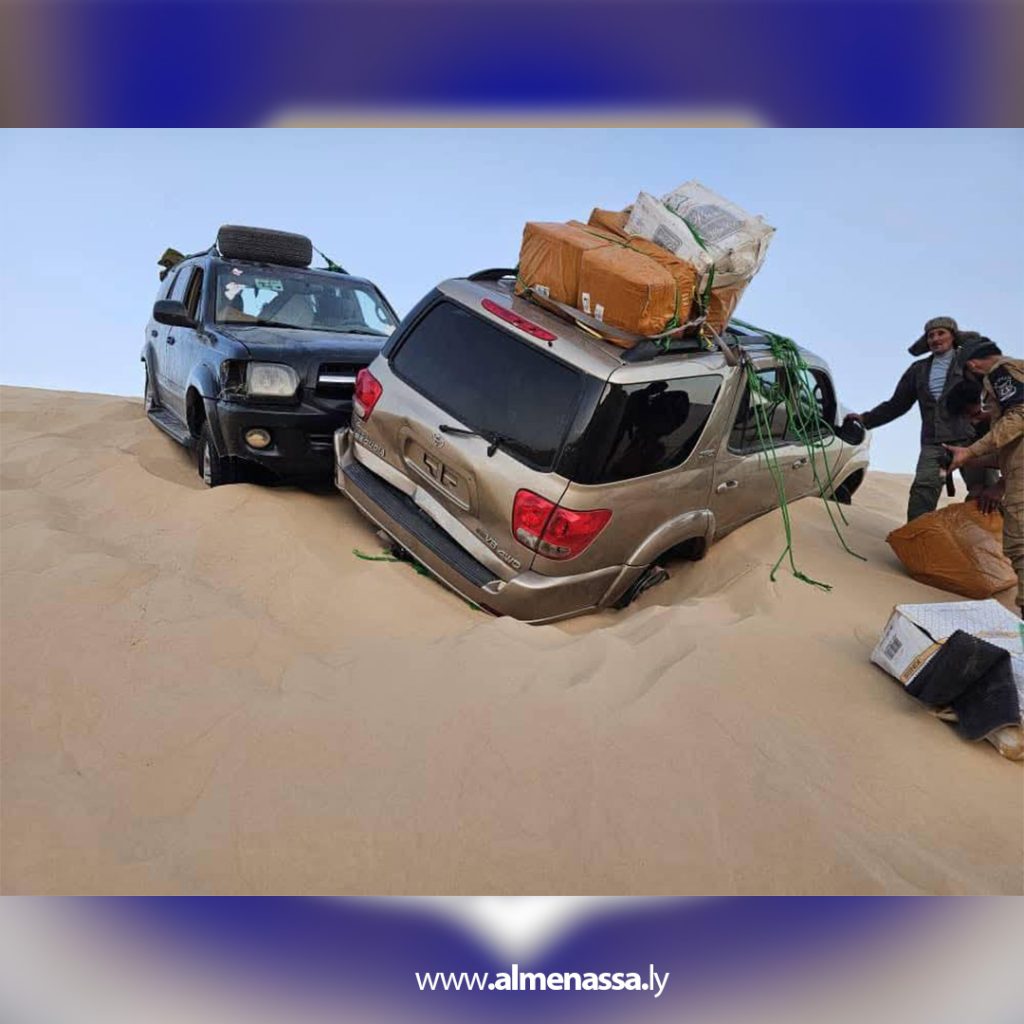 fghnd مصرع مهربين وإحباط محاولة تهريب مواد طبية على الحدود الليبية المصرية