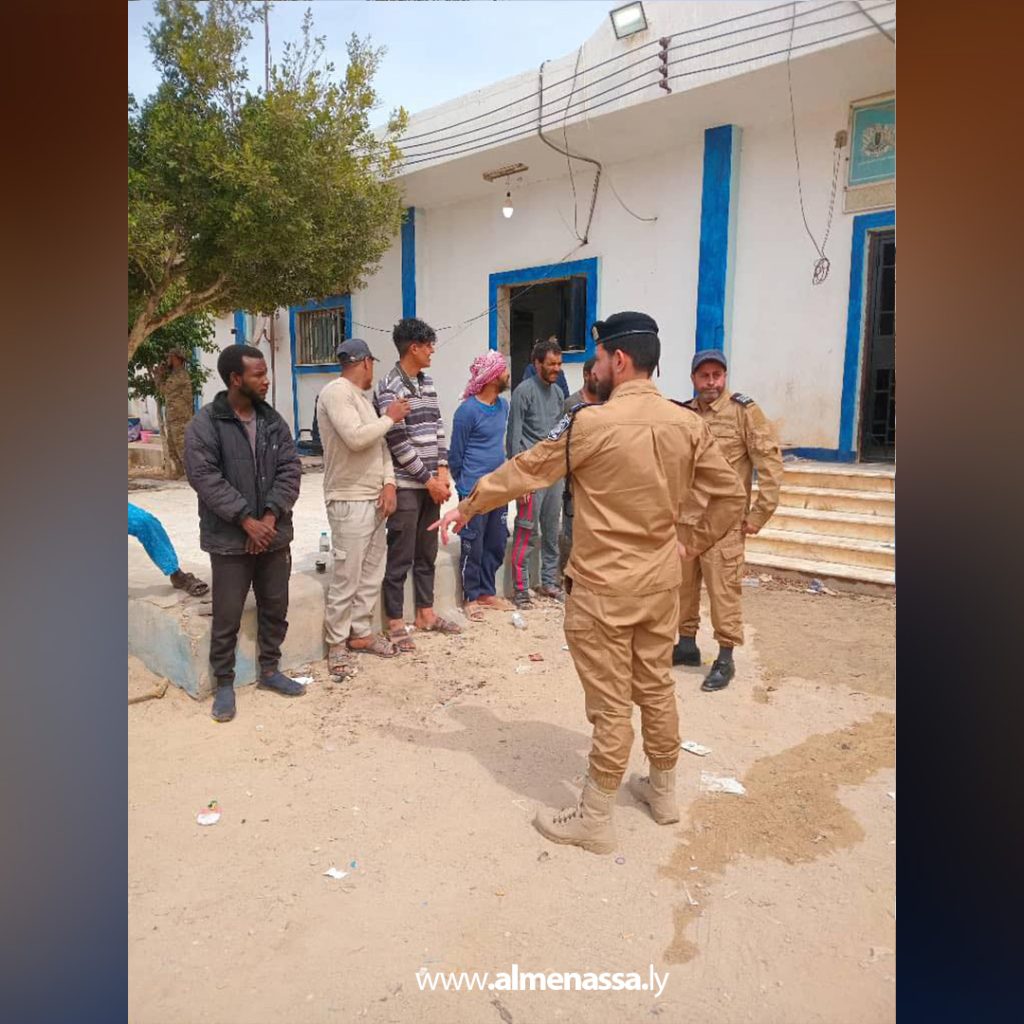ghn جهاز مكافحة الهجرة غير الشرعية ينفذ حملة تفتيشية في ضواحي بنغازي