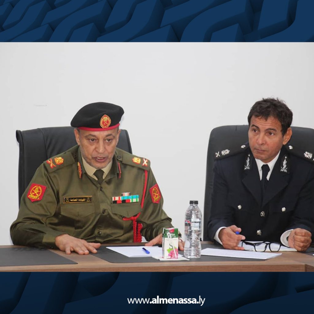 بلى 8 انطلاق خطة أمنية بعد اجتماع طارئ للقيادات العسكرية والأمنية في الجفرة
