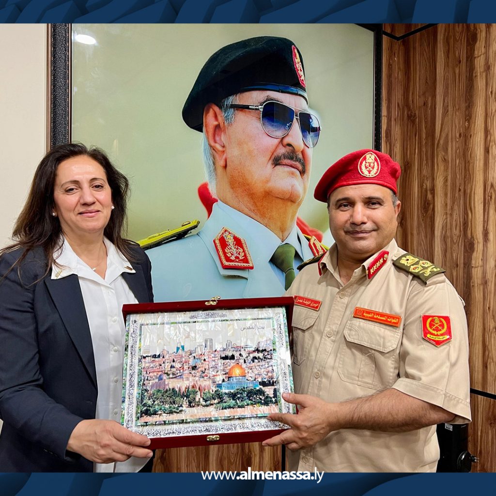 02 14 وفد الثقافة الرياضية العربي يشيد بجهود القيادة العامة في استتباب الأمن ونهضة بنغازي العمرانية والرياضية