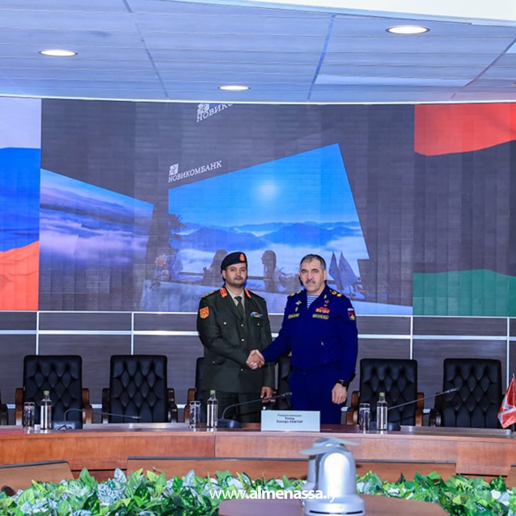 06 الفريق ركن خالد حفتر يلتقي نائب وزير الدفاع الروسي في موسكو ويبحثان تعزيز التعاون العسكري