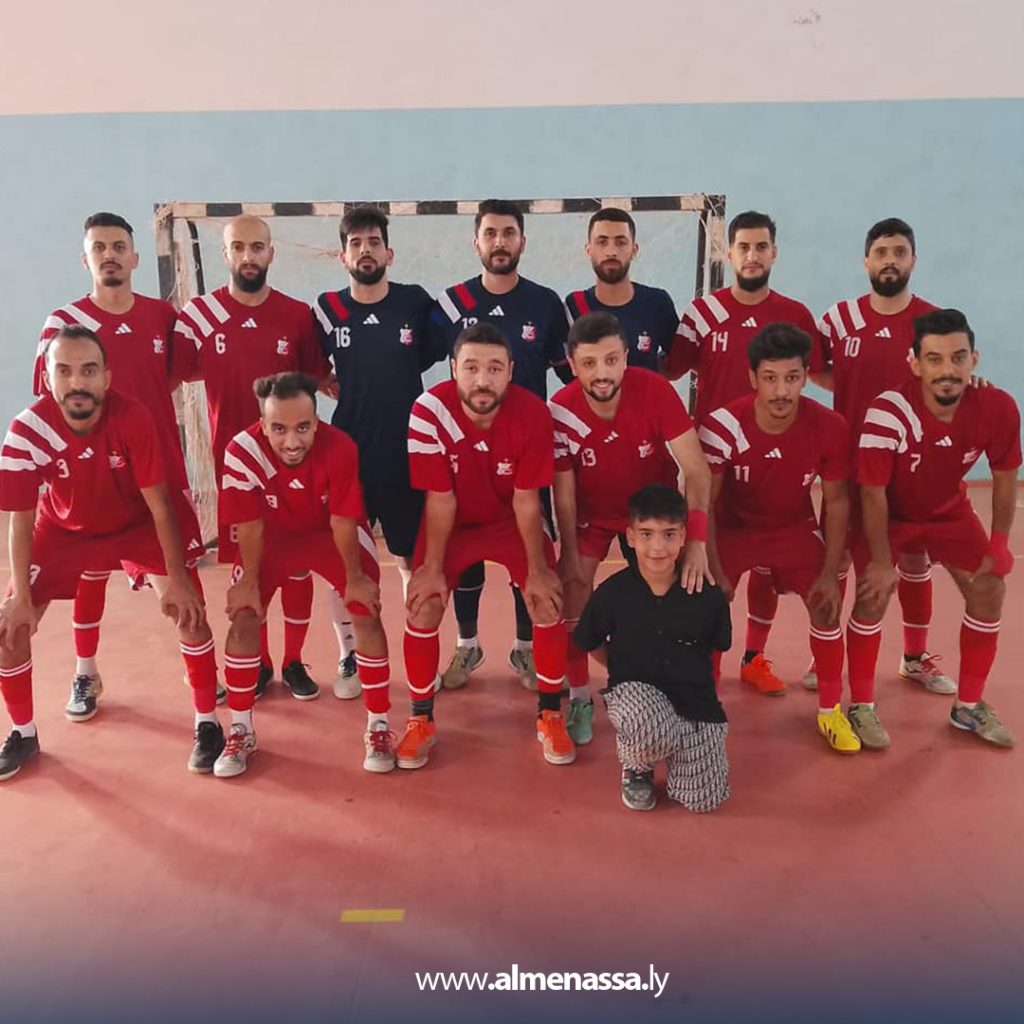 2 3 الأهلي بنغازي يواصل الصدارة للمجموعة الأولى من الدور الليبي لكرة القدم داخل الصالات