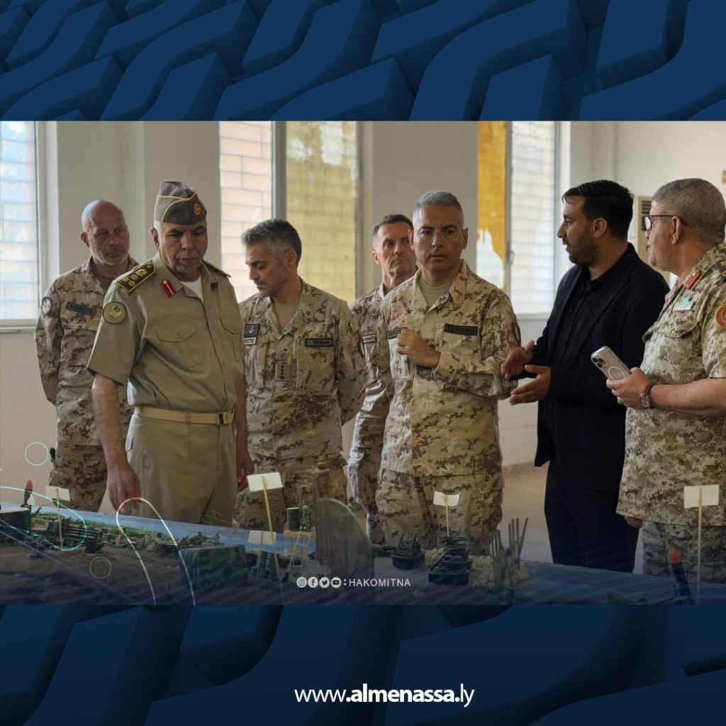 4 1 وفد عسكري إيطالي يزور كلية الدفاع الجوي في ليبيا ضمن تعاون تدريبي وفني مشترك