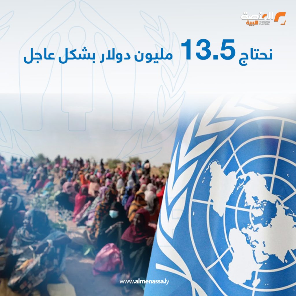 5 4 مفوضية الأمم المتحدة لشؤون اللاجئين 313 ألف لاجئ سوداني في ليبيا حتى أبريل2025