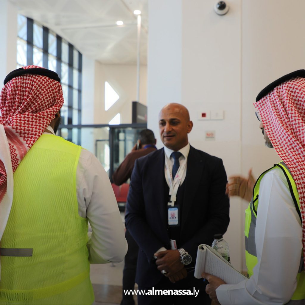 extra 134 وفد الطيران المدني السعودي يزور مطار بنينا ويشيد بالإجراءات الأمنية