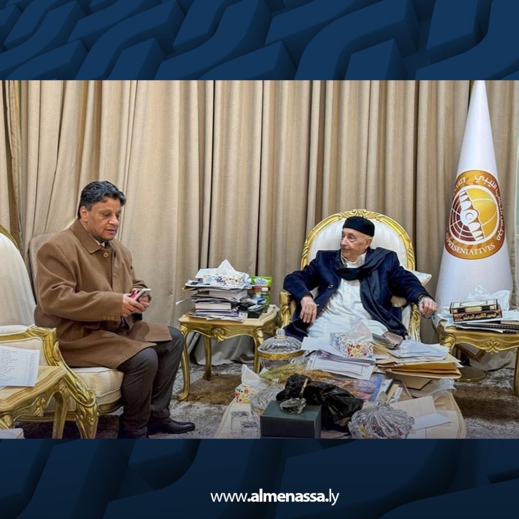 extra 20 صالح يبحث مع وزير العدل مقترح قانون مرتبات موظفي القطاع القضائي