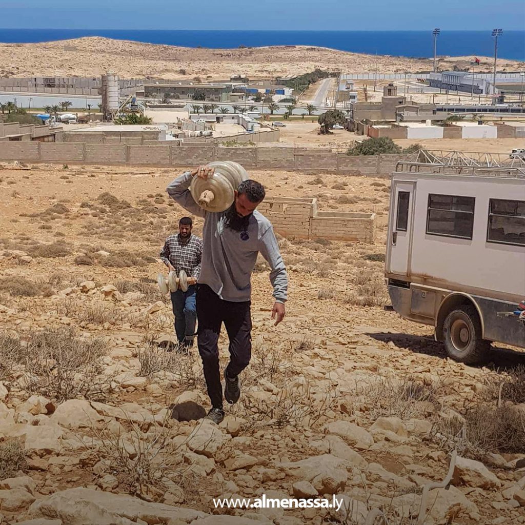 extra 207 صيانة خطوط الجهد الفائق بدرنة ترفع كفاءة الشبكة استعدادًا للصيف