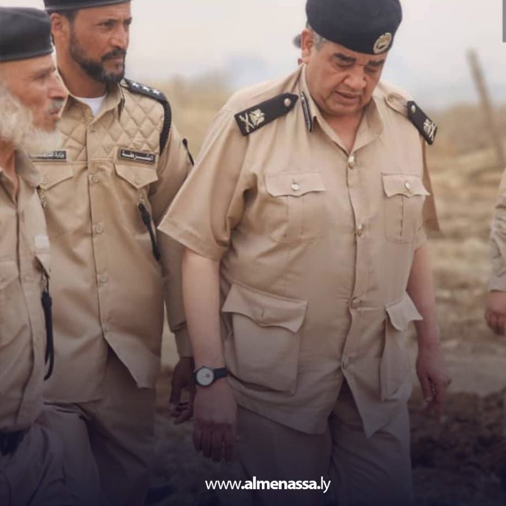 extra 230 مدير أمن القبة يشرف ميدانياً على جهود إخماد حرائق لملودة وترت